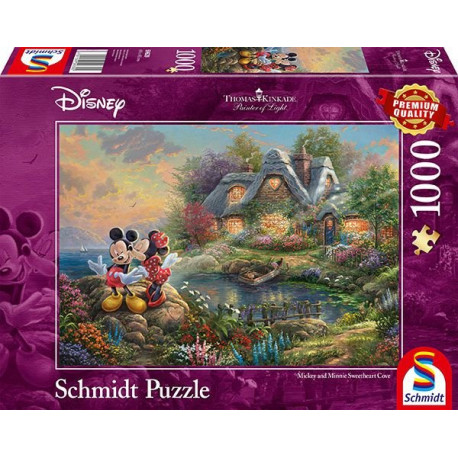 Puzzle 1000 pièces Mickey et Minnie
