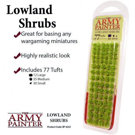 ARMY PAINTER - HERBES SYNTHÉTIQUES - LOWLAND SHRUBS